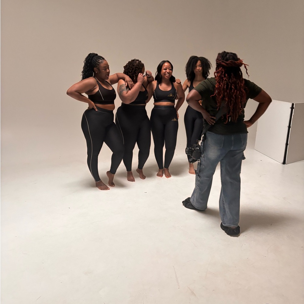 Women's Black Activewear Set